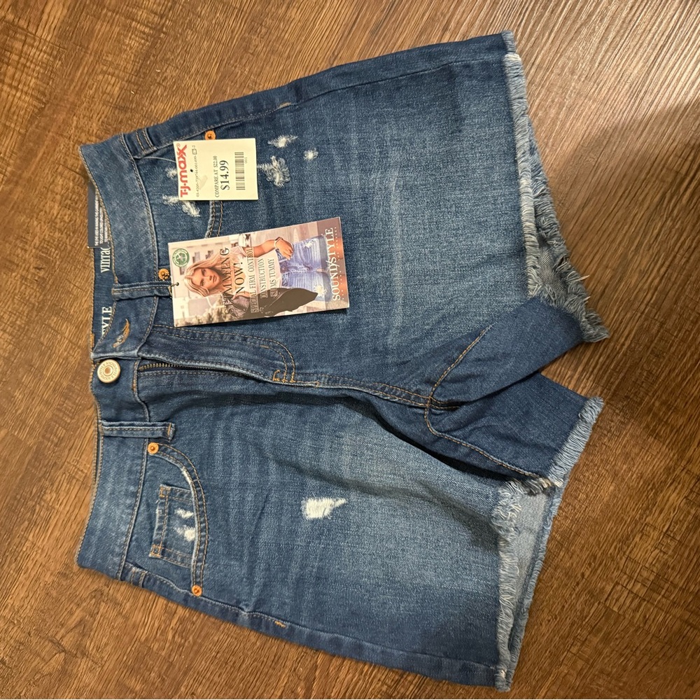 Women's Blue Denim Shorts